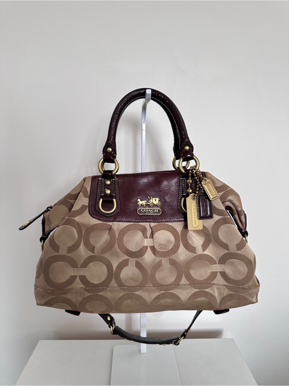Coach Madison Op Art Sabrina Satchel